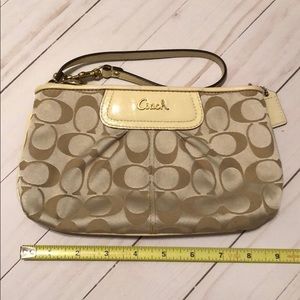 Coach wristlet/clutch